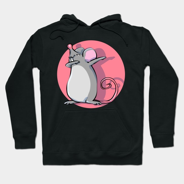 Funny Dabbing Dancing mouse Pet Hoodie by PhantomDesign